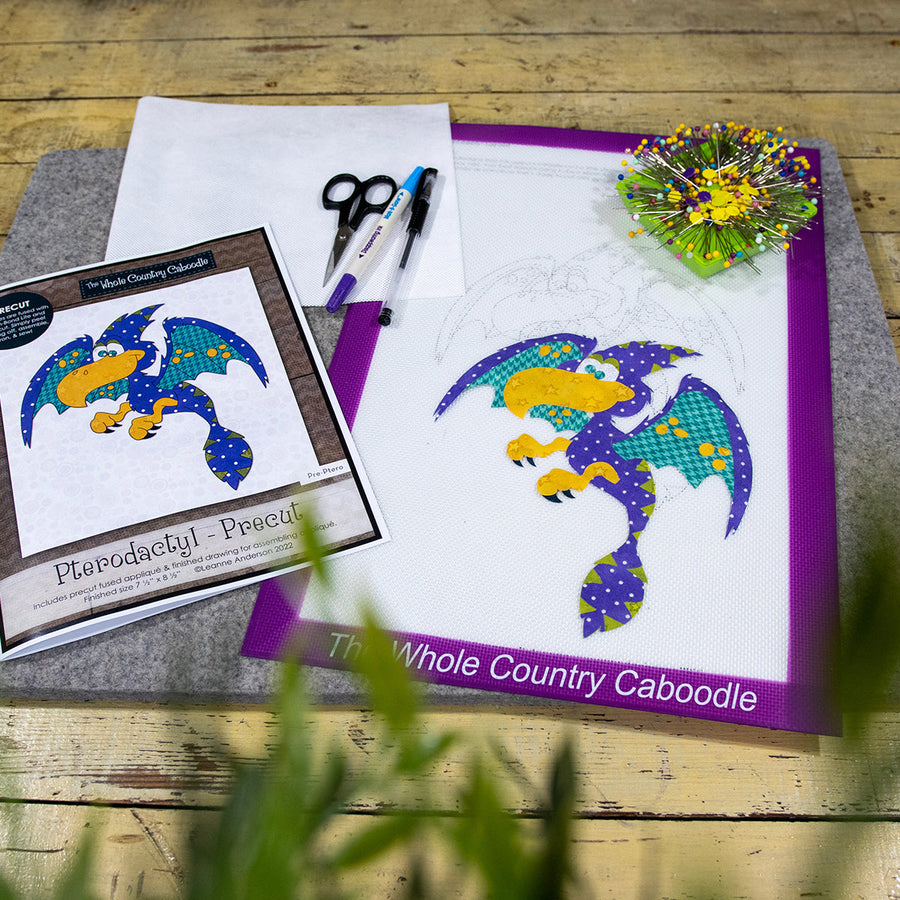 Pterodactyl Dinosaur Applique Tutorial