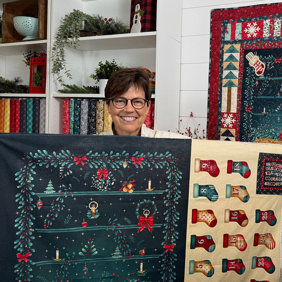 Gifts of Gratitude Advent Calendar | Button-On Stockings & Tags Tutorial