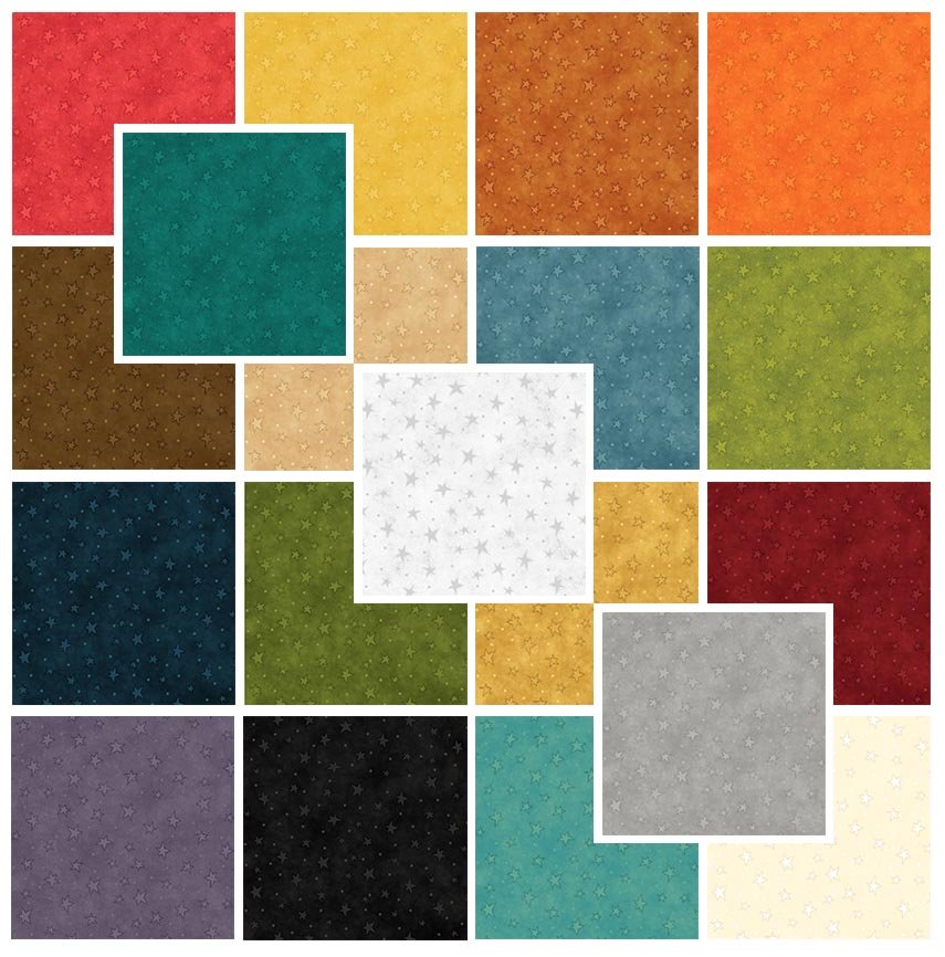 Starry Basics Fabric
