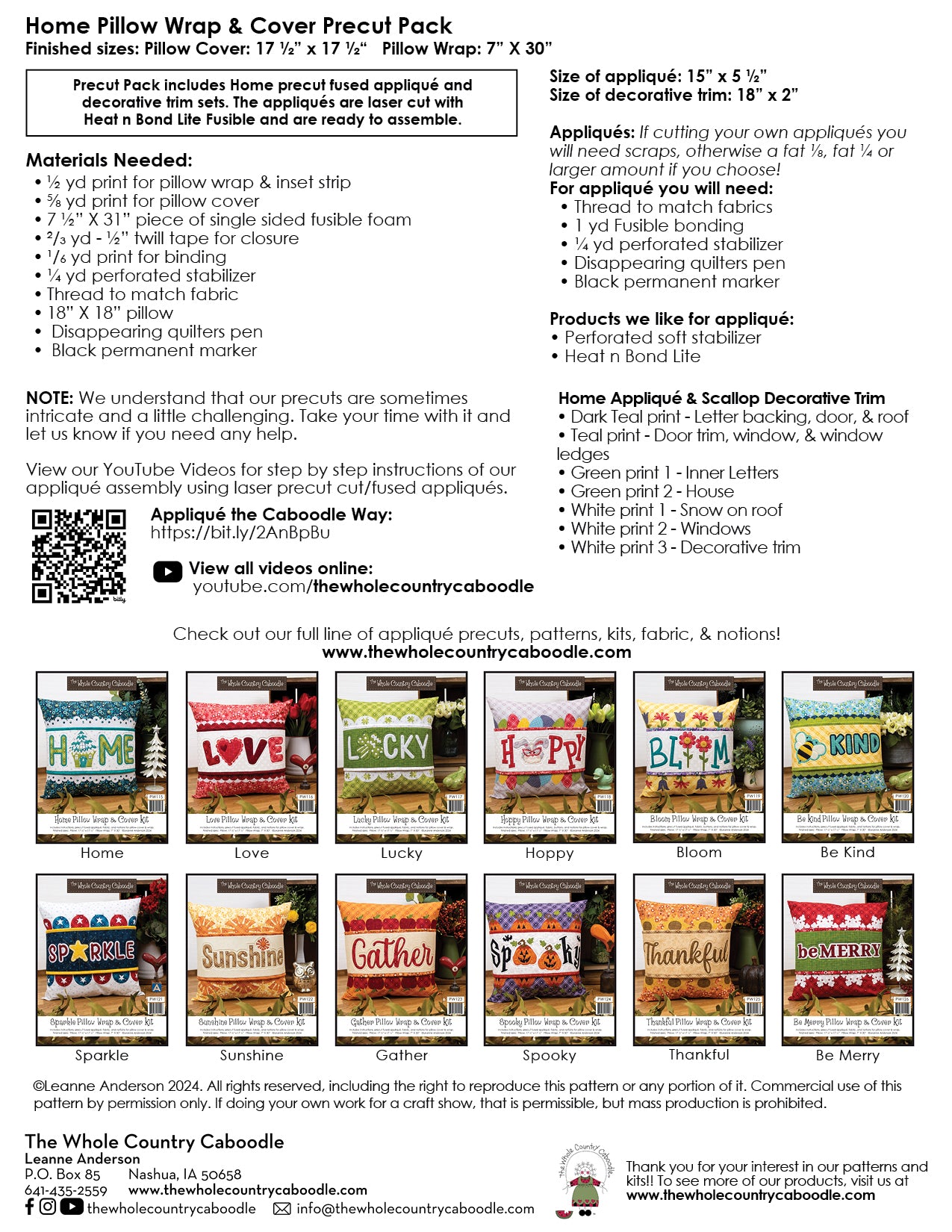 Home Pillow Wrap & Cover