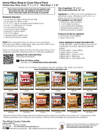 Home Pillow Wrap & Cover