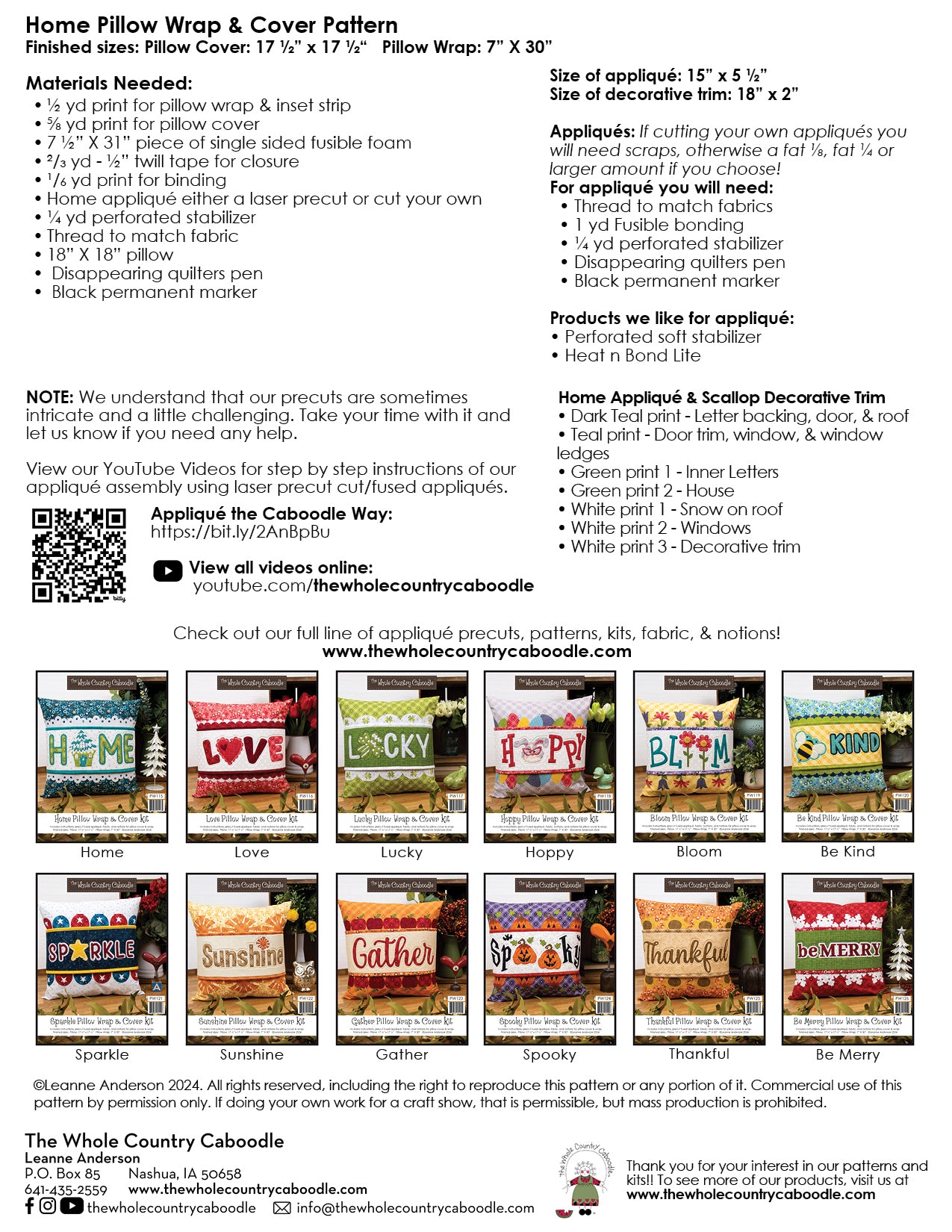 Home Pillow Wrap & Cover