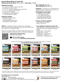 Home Pillow Wrap & Cover Kit