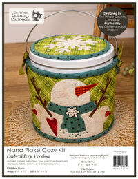 Nana Flake Cozy Kit - Embroidery