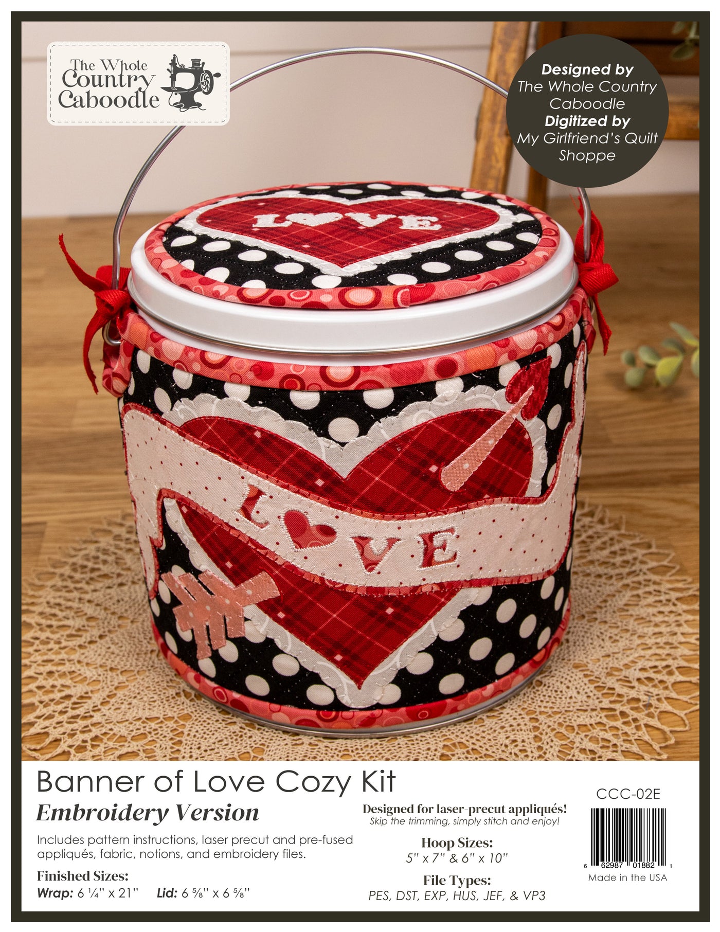 Banner of Love Cozy Kit - Embroidery