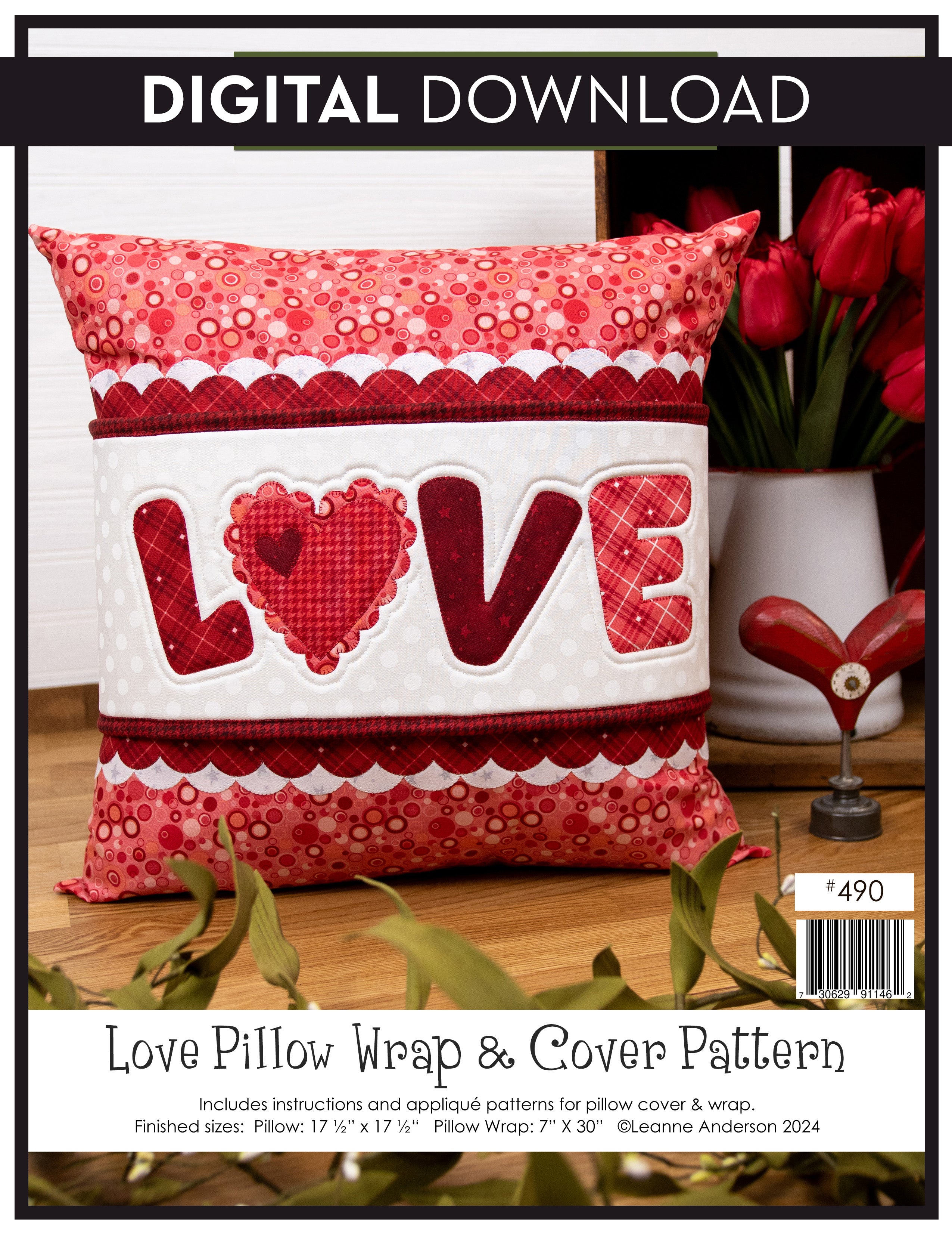 Love Pillow Wrap & Cover