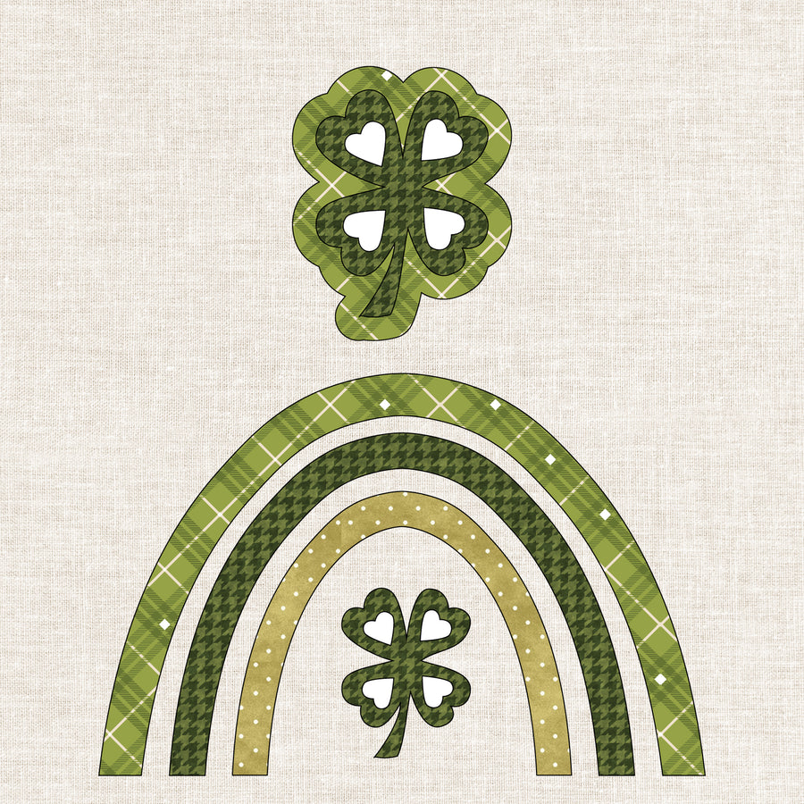 Clover The Rainbow Precut Fused Applique Pack