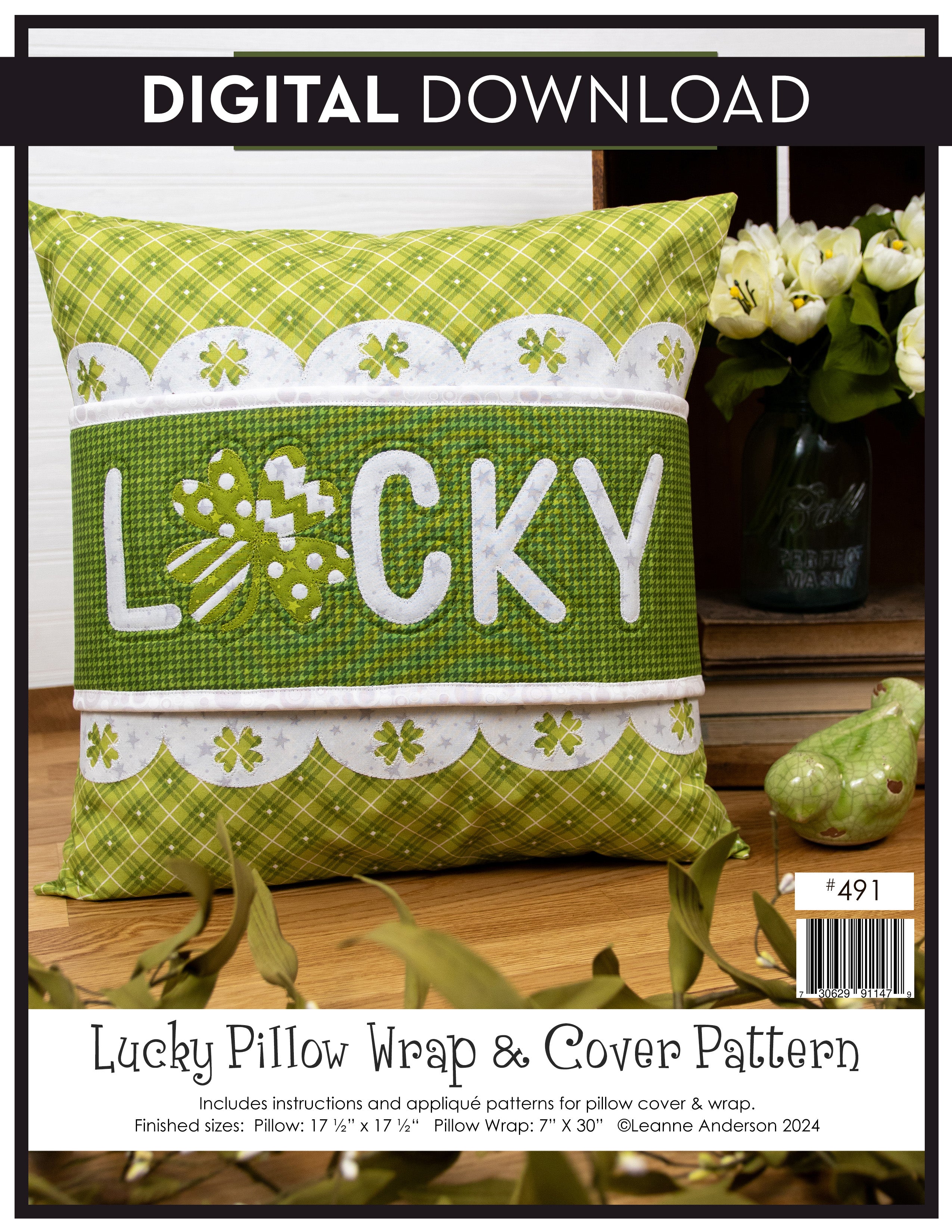 Lucky Pillow Wrap & Cover