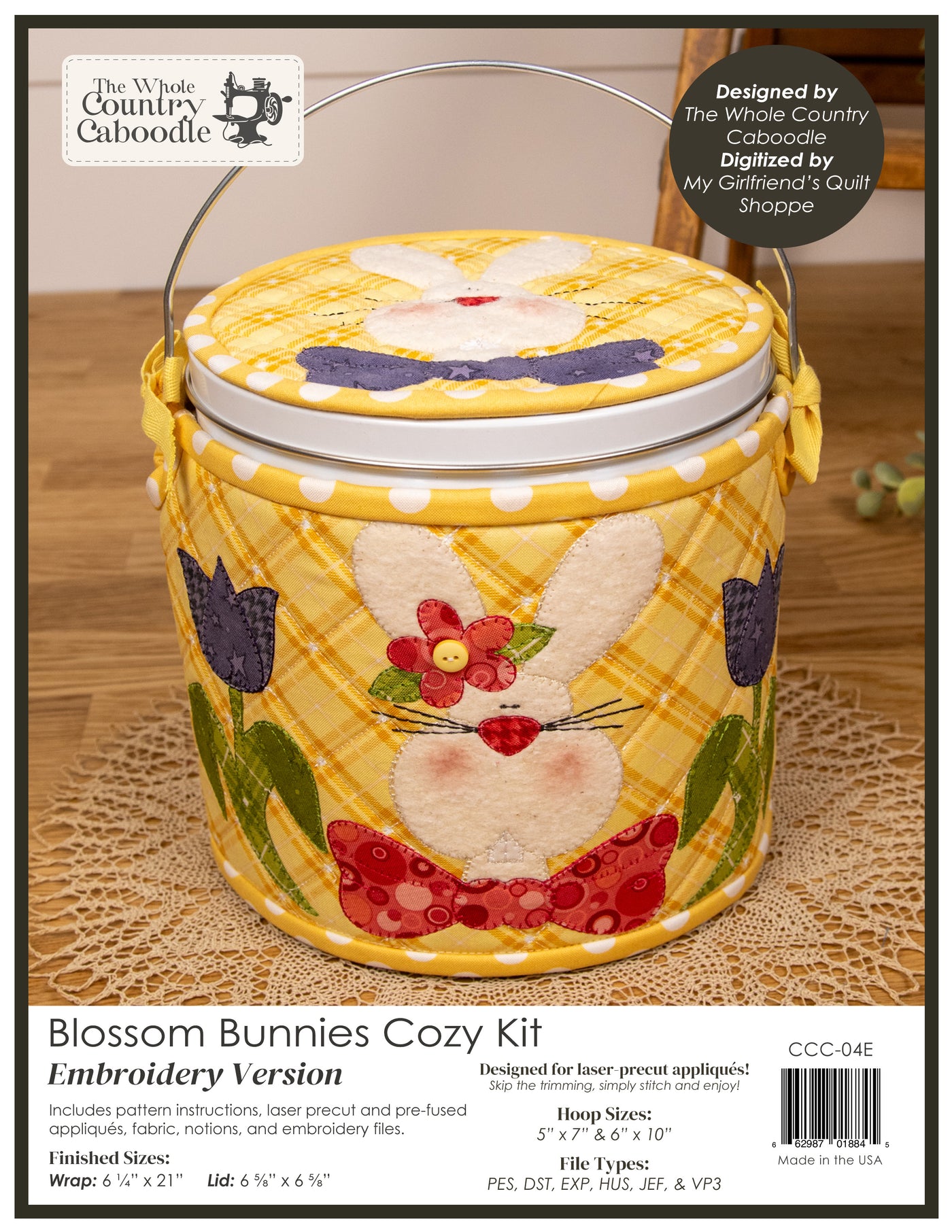 Blossom Bunnies Cozy Kit - Embroidery