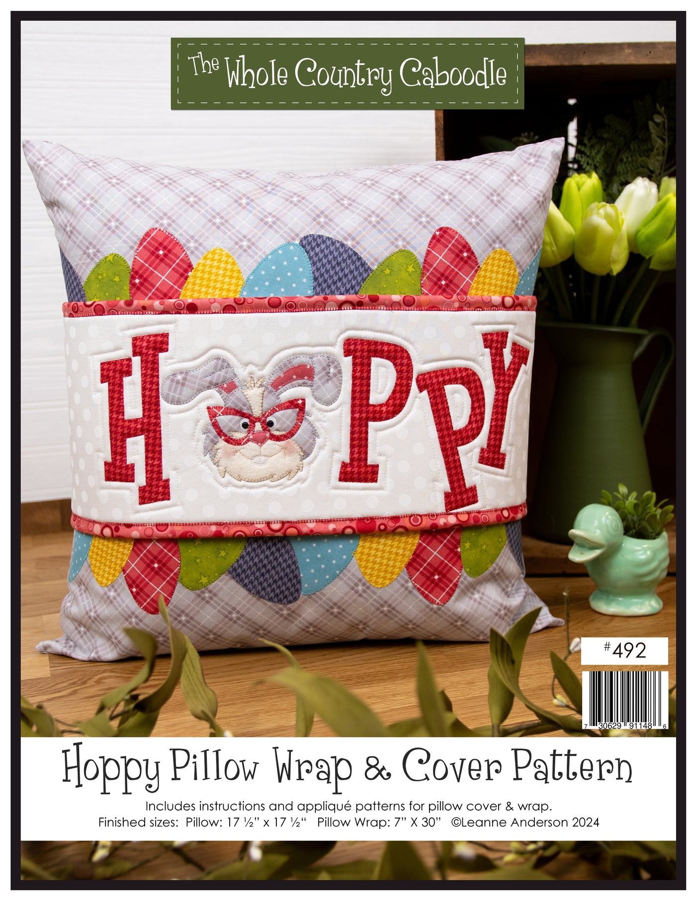 Hoppy Pillow Wrap & Cover