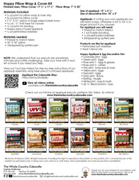 Hoppy Pillow Wrap & Cover Kit