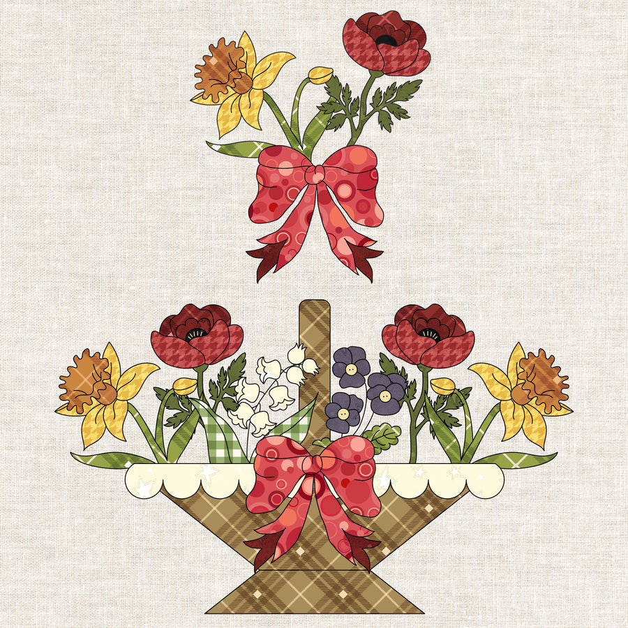 May Day Blooms Precut Fused Applique Pack