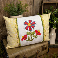 May Flowers Pillow Wrap & Cover Pattern