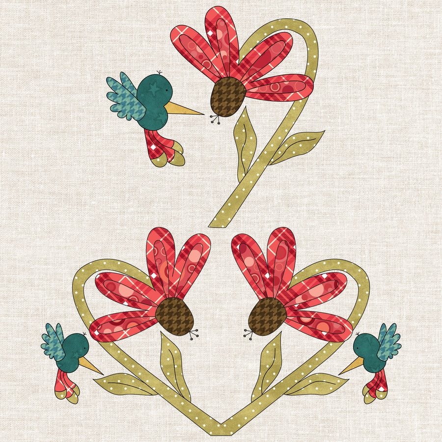 Summer Flutter Precut Fused Applique Pack