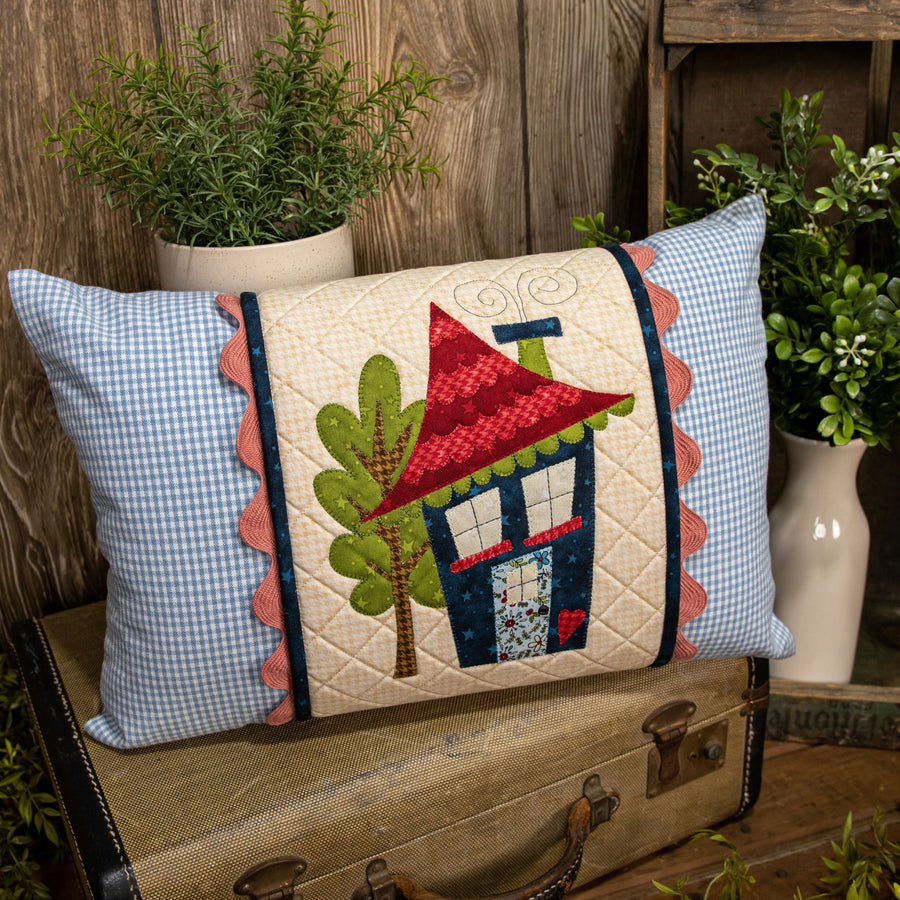 Home Sweet Home Pillow Wrap & Cover Pattern