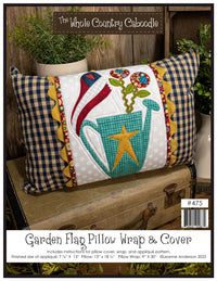Garden Flag Pillow Wrap & Cover Pattern