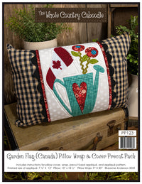 Garden Flag (Canada) Pillow Wrap & Cover Pattern