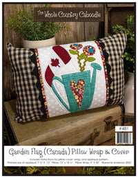 Garden Flag (Canada) Pillow Wrap & Cover Pattern