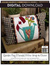 Garden Flag (Canada) Pillow Wrap & Cover Pattern