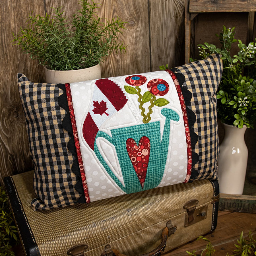 Garden Flag (Canada) Pillow Wrap & Cover Pattern