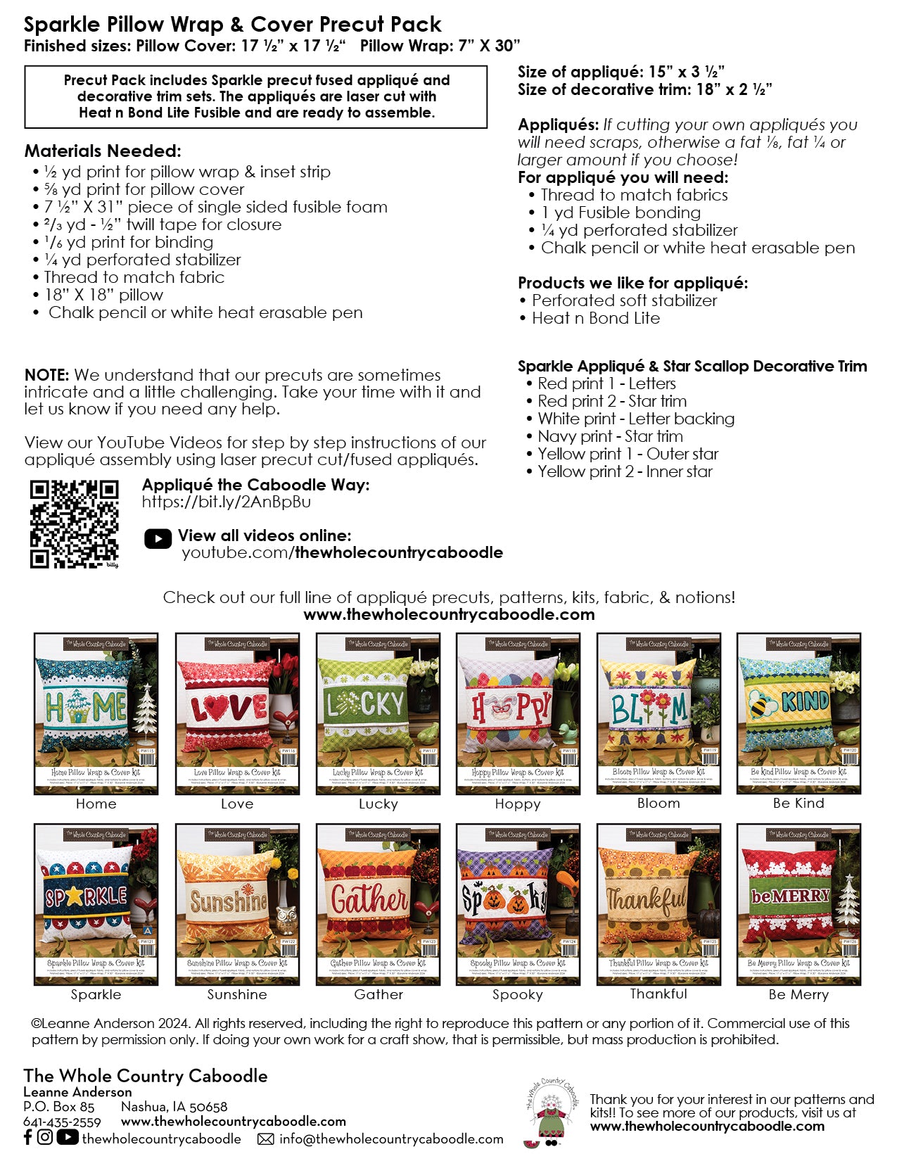 Sparkle Pillow Wrap & Cover