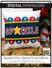 Sparkle Pillow Wrap & Cover