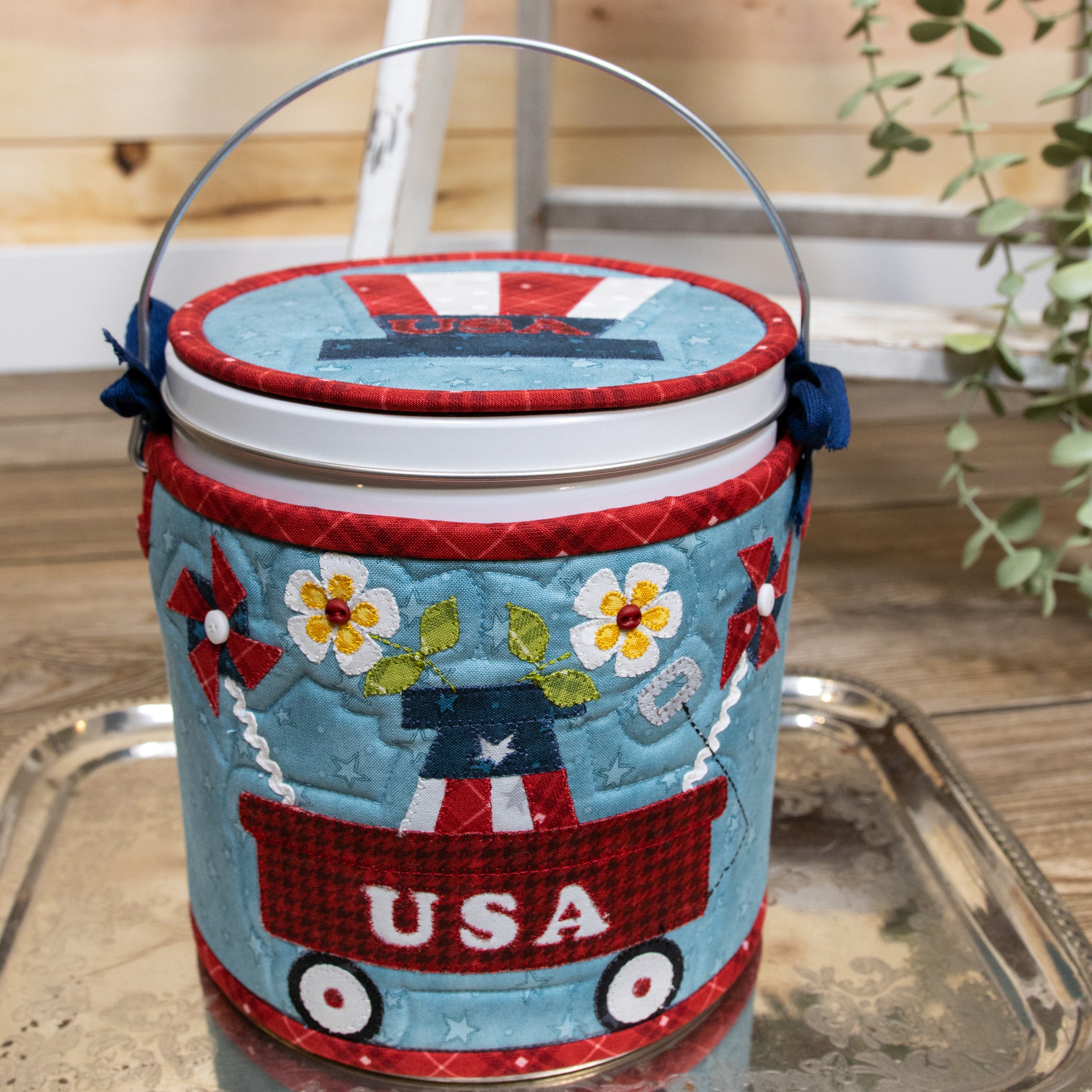 Stars Stripes & Spinners Cozy Kit - Sewing