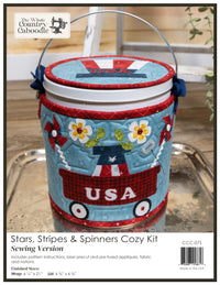 Stars Stripes & Spinners Cozy Kit - Sewing