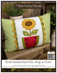 Sweet Summertime Pillow Wrap & Cover Pattern