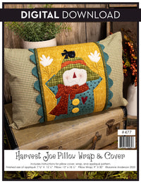 Harvest Joe Pillow Wrap & Cover Pattern