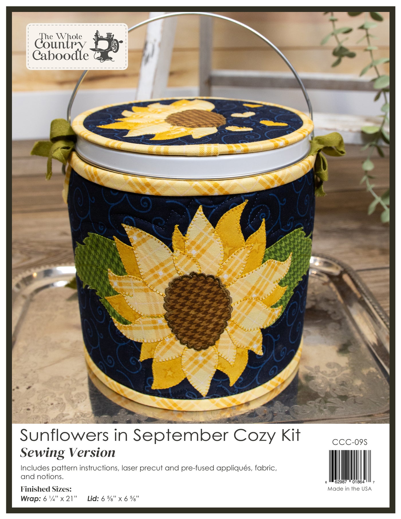 Sunflowers in September Cozy Kit - Sewing