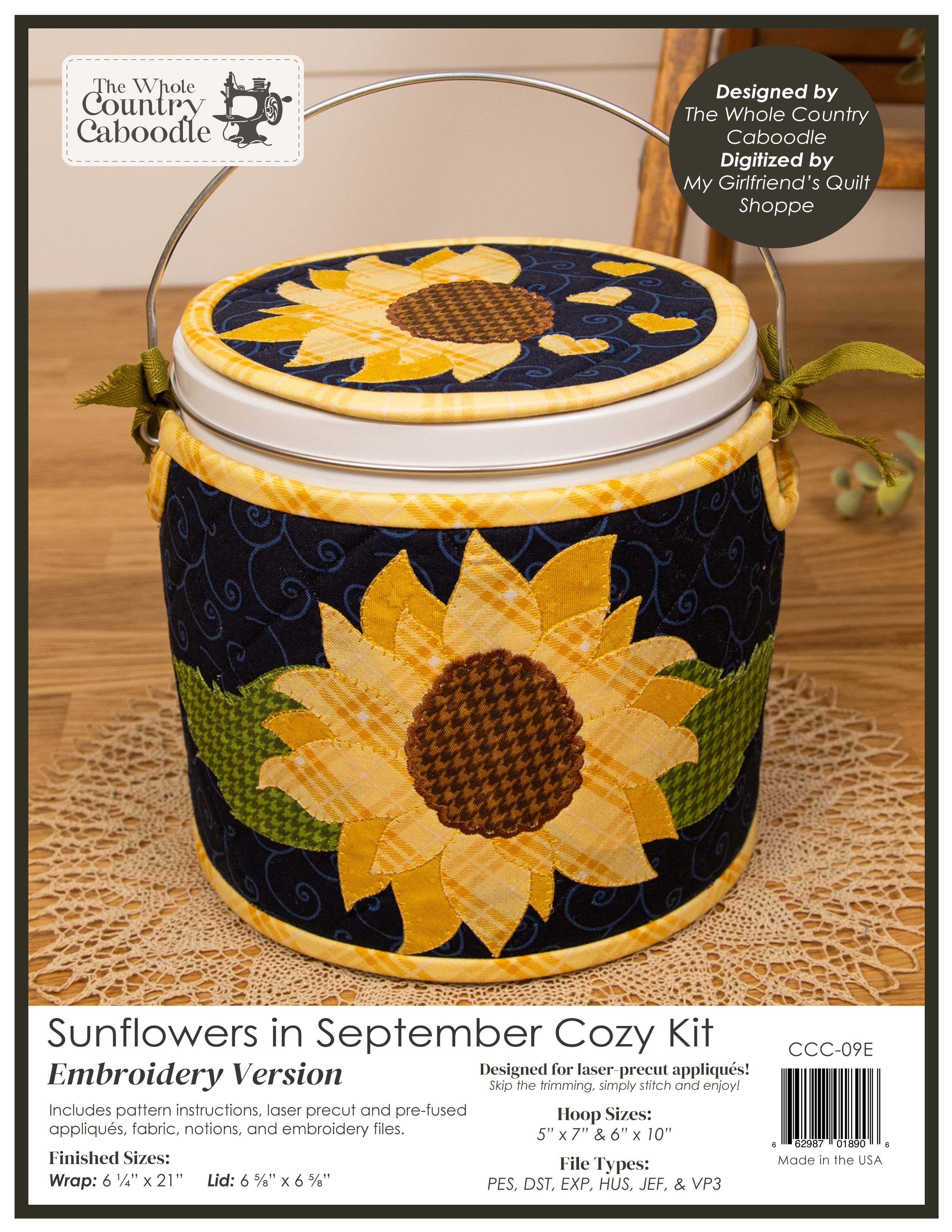 Sunflowers in September Cozy Kit - Embroidery