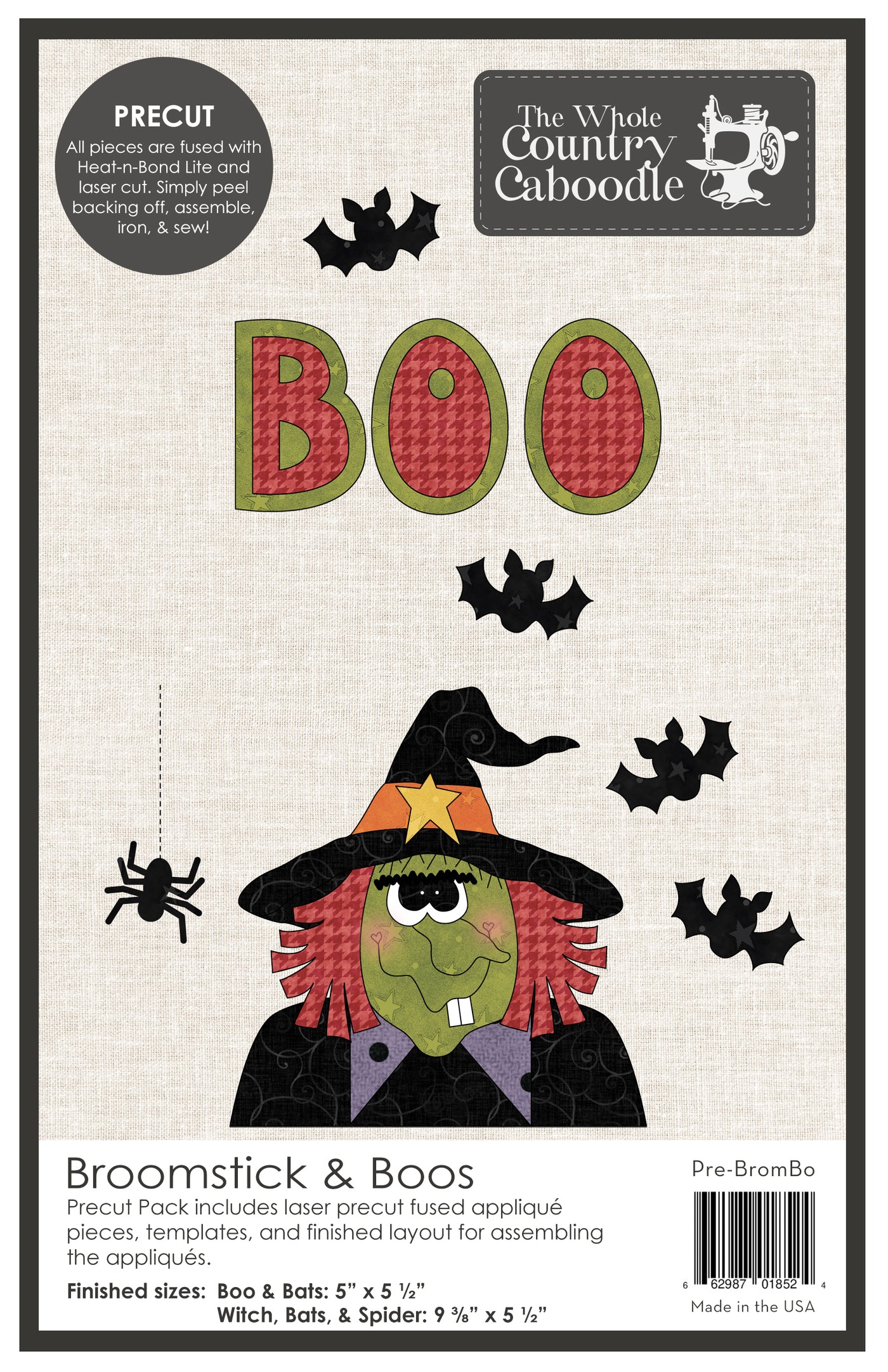 Broomstick & Boos Precut Fused Applique Pack