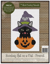 Bombay Hat On A Cat Applique