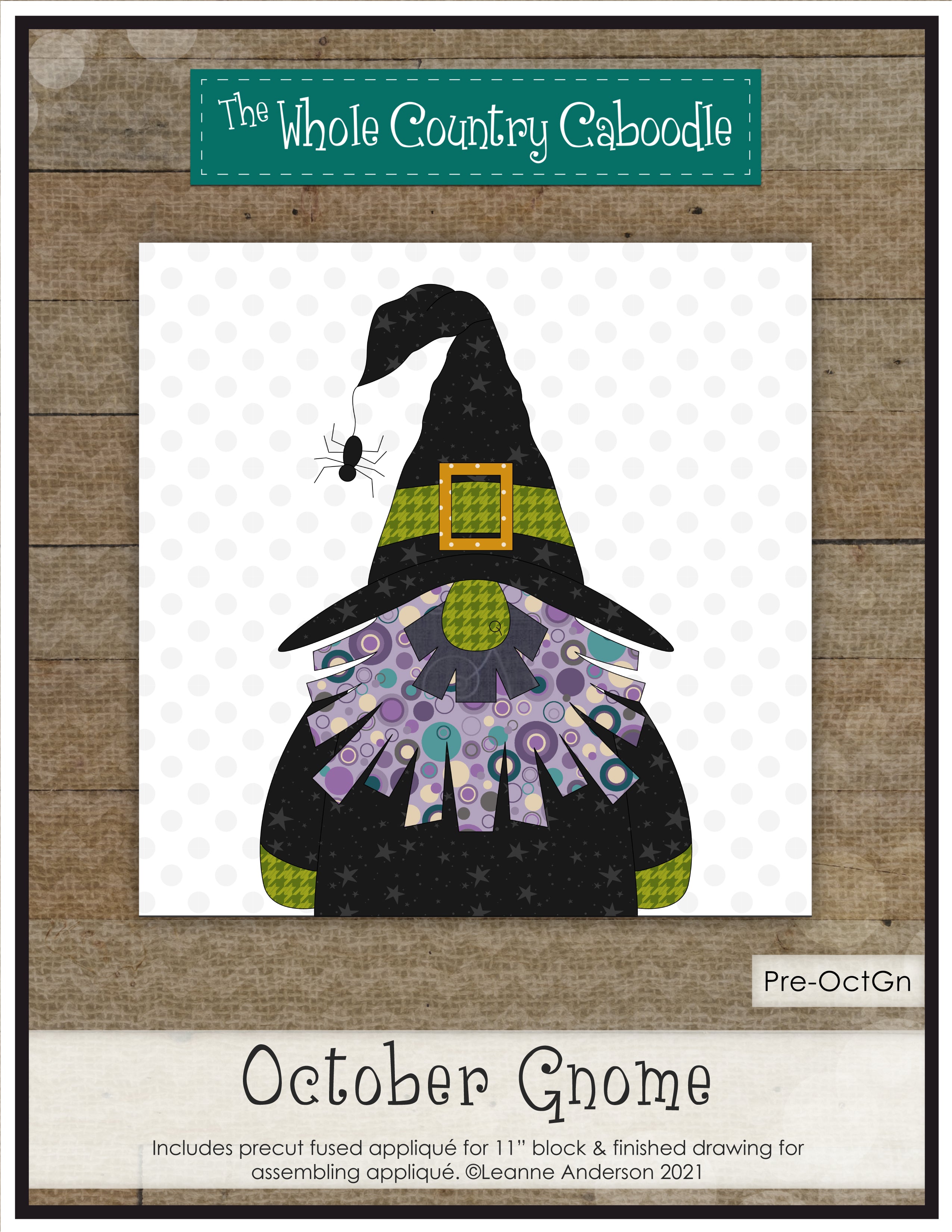 October Gnome Applique