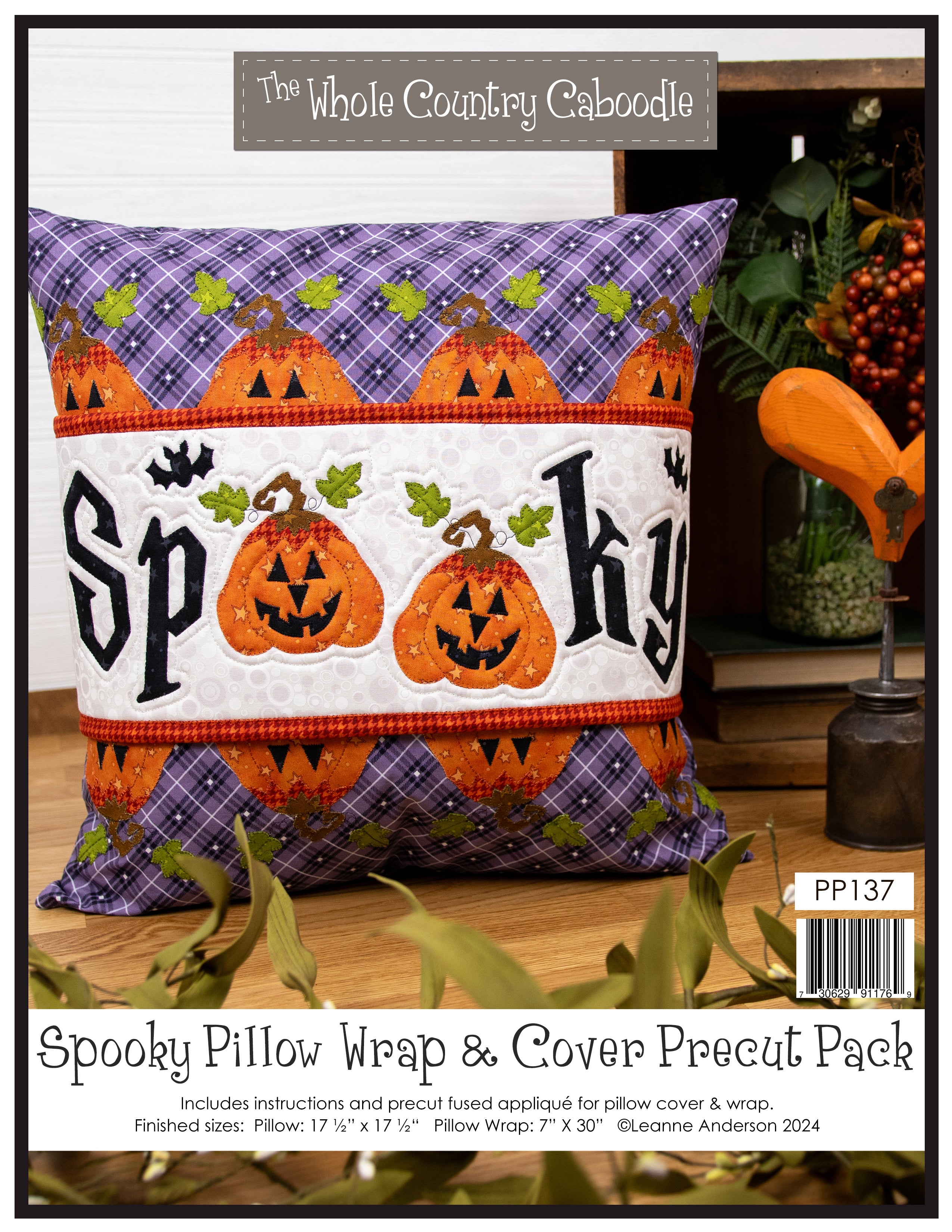 Spooky Pillow Wrap & Cover