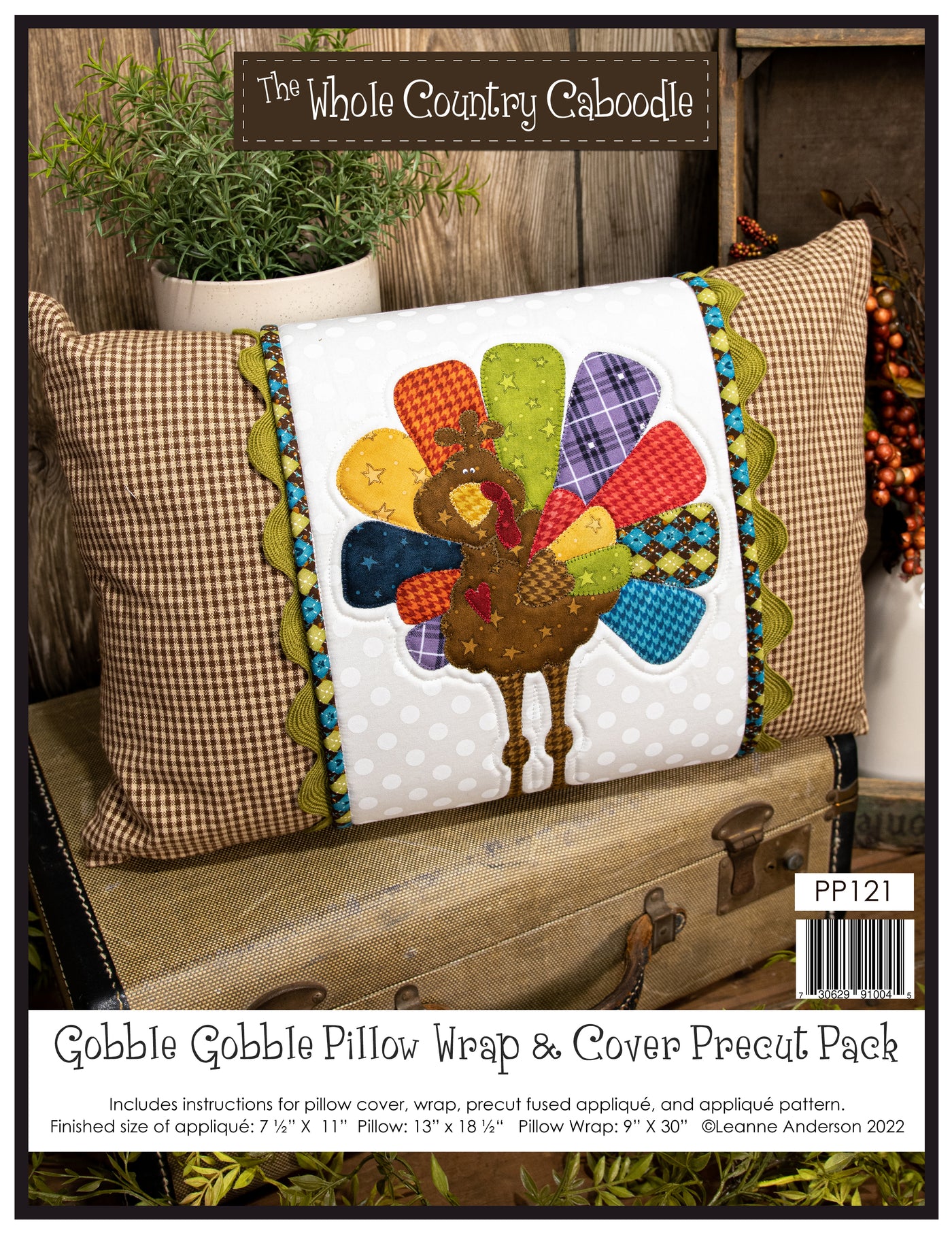 Gobble Gobble Pillow Wrap & Cover Pattern
