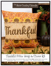 Thankful Pillow Wrap & Cover Kit