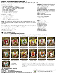 Gobble Gobble Pillow Wrap & Cover Kit