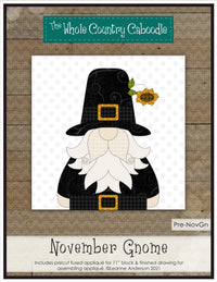 November Gnome Applique