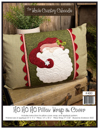 Ho Ho Ho Pillow Wrap & Cover Pattern