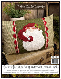 Ho Ho Ho Pillow Wrap & Cover Pattern