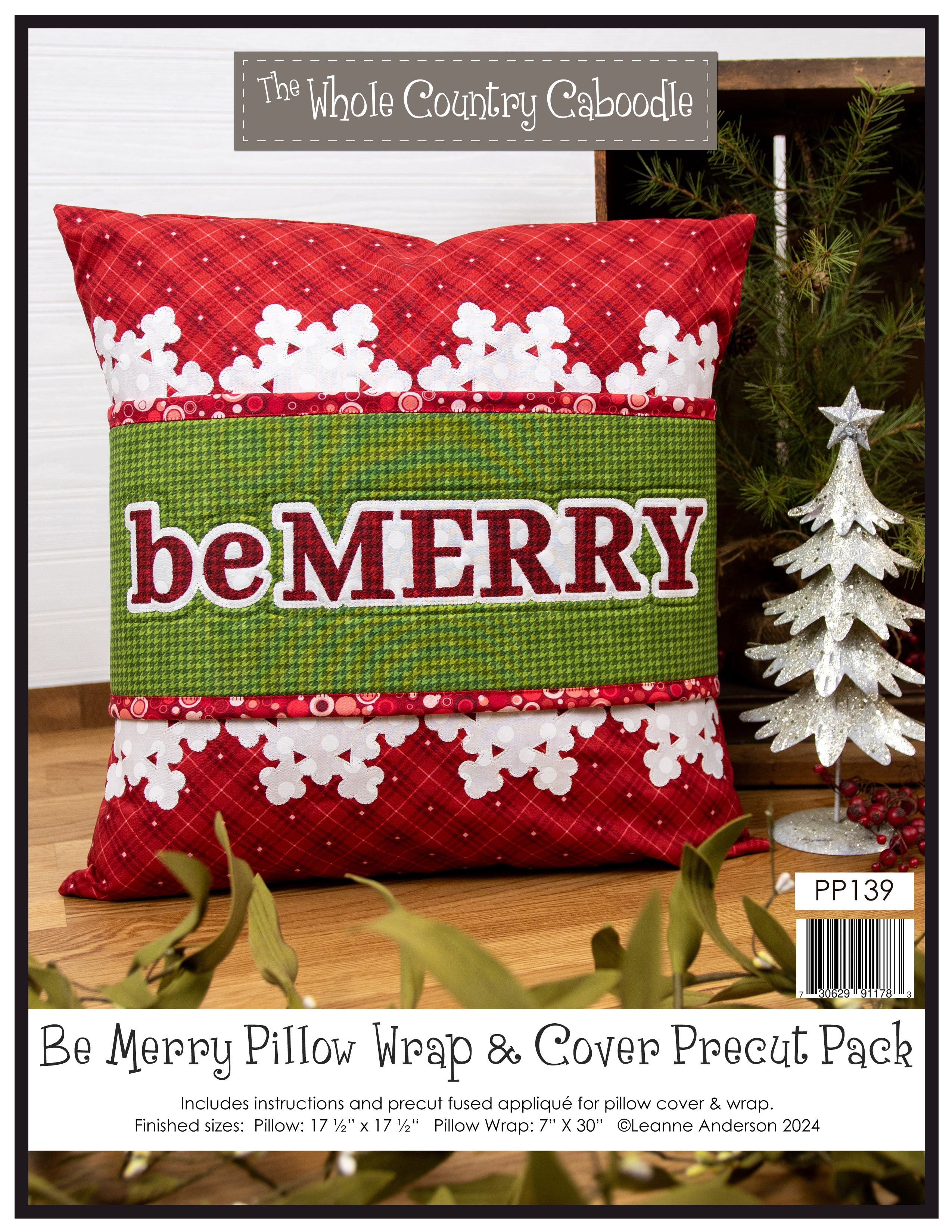 Be Merry Pillow Wrap & Cover