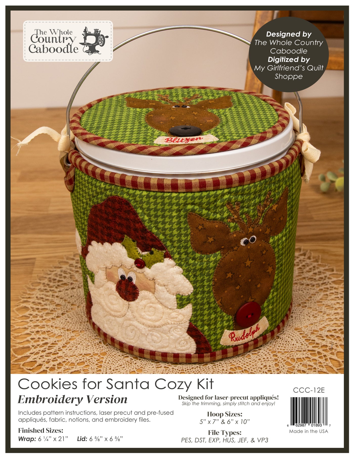 Cookies for Santa Cozy Kit - Embroidery