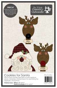 Cookies for Santa Precut Fused Applique Pack