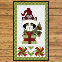 Tuxedo Hat on a Cat Applique Mini Quilt Kit