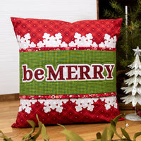 Be Merry Pillow Wrap & Cover