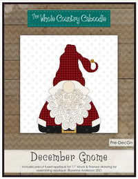 December Gnome Applique