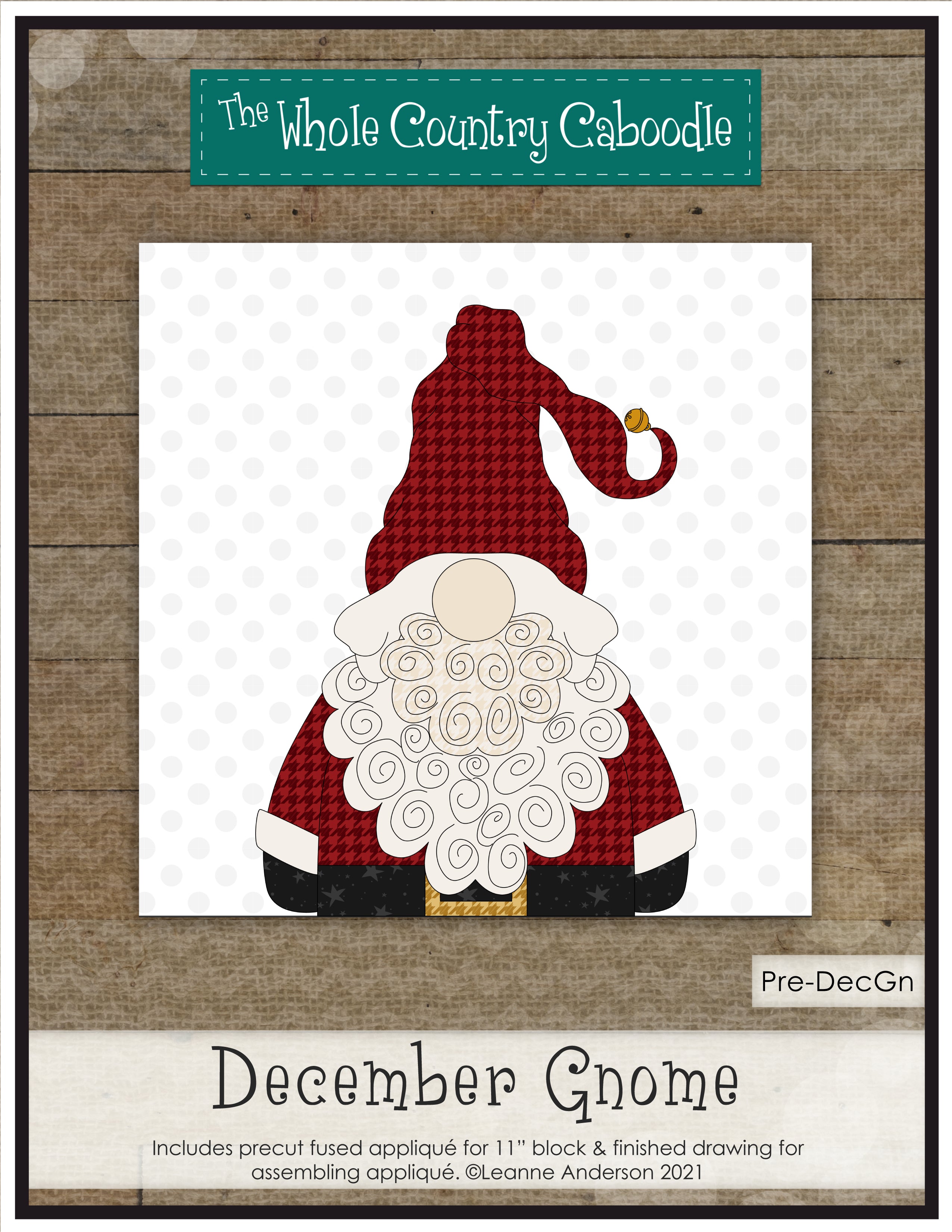 December Gnome Applique