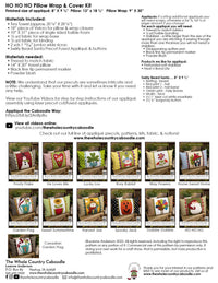 Ho Ho Ho Pillow Wrap & Cover Kit